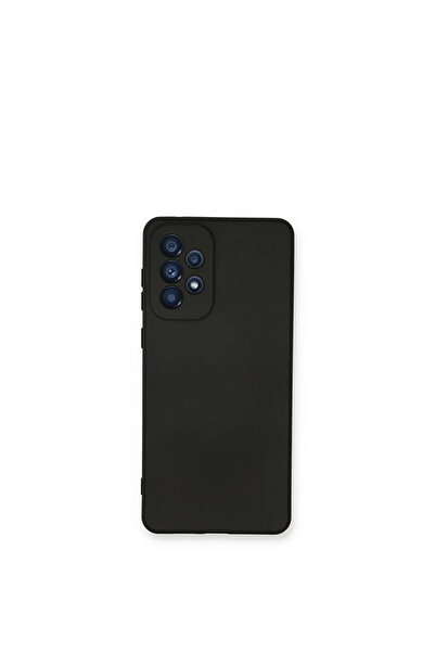 Samsung Galaxy A53 Uyumlu Siyah Lansman İçi Kadife Telefon Kılıfı