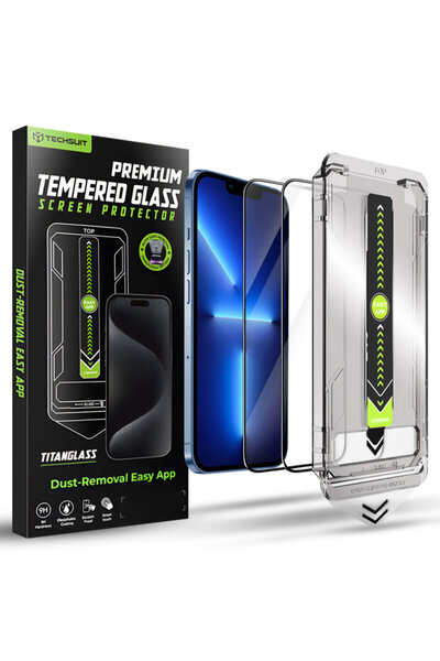 Techsuit iPhone 13 Pro Max TitanGlass FullCover, black