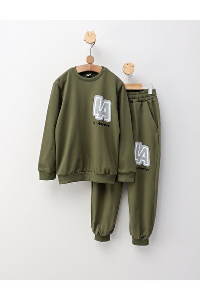 MiniKids Φόρμα LA For Los Angeles, πράσινη 164 (13-14 ετών)