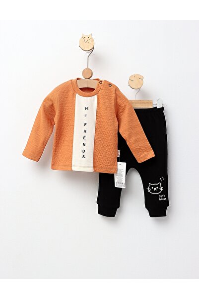 MiniKids Στολή Hi Friends, μαύρο-τούβλινο μοντέλο 86 (12-18 μηνών)