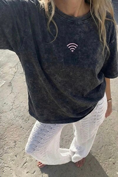 Noi Belis Washable Oversize Knitted T-Shirt Ss26Ts0014