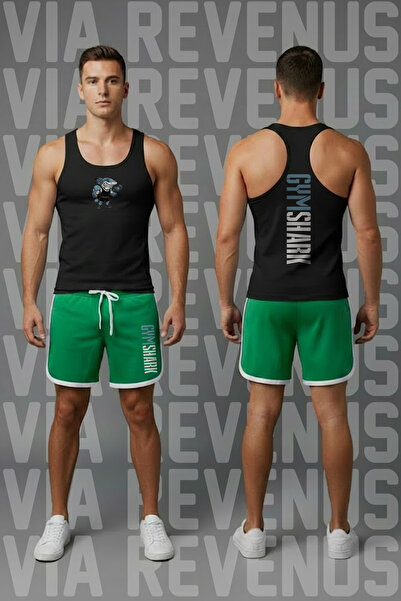 Vordevia Shark Gym Printed Men's Stringer Athlete Tank Top and Custom Jersey ...