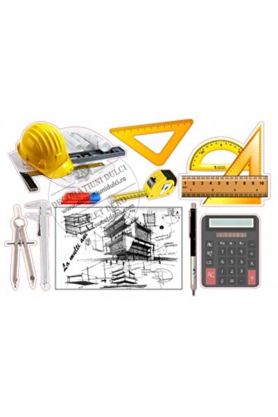 Decoratiuni Dulci Edible image architect - Cut out