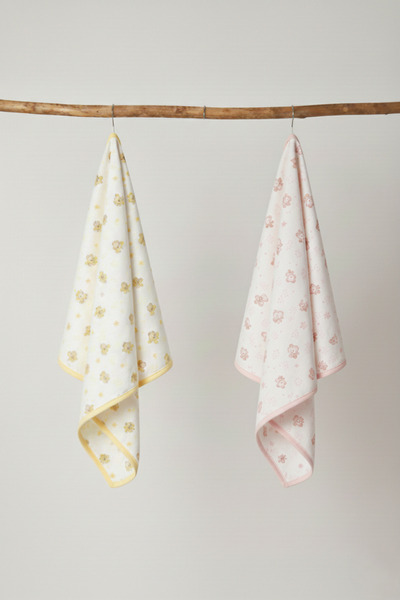 Yumak Bebek Ürünleri 2'li Kapitoneli İnce Mevsimlik Bebek Battaniye Seti – Yu...