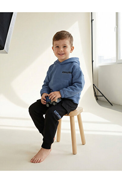 MiniKids Φόρμα Explore με επένδυση, μπλε 116 (5-6 ετών)