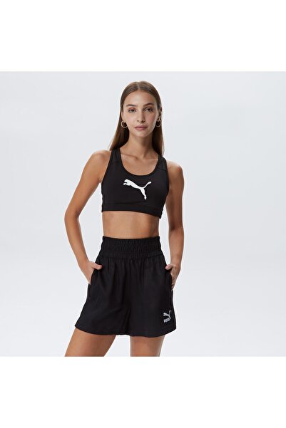 Puma Mid Impact 4Keeps Bra Women's Black Sports Bra - 520304 51