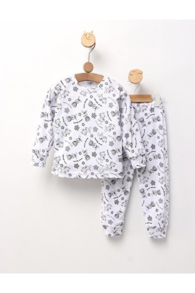 MiniKids BBC ML Romania pajamas, Sweet Friends, white-gray 116 (5-6 years)