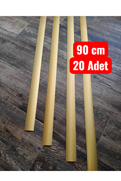 KMS HOME Gold Sarı Kapı Eşik Çıtası Kapı Profili Süpürgelik Alüminyum Süpürge...