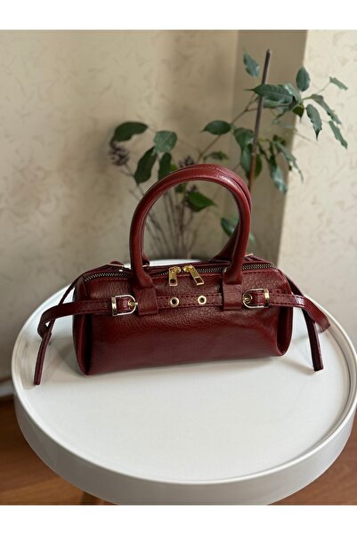 Bagnest Kemer Detaylı Suni Deri Kadın El ve Omuz Çantası