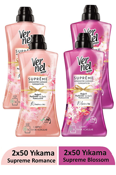Vernel Max Supreme Romance 1.2L & Max Supreme Blossom 1.2L (4'lü Set)