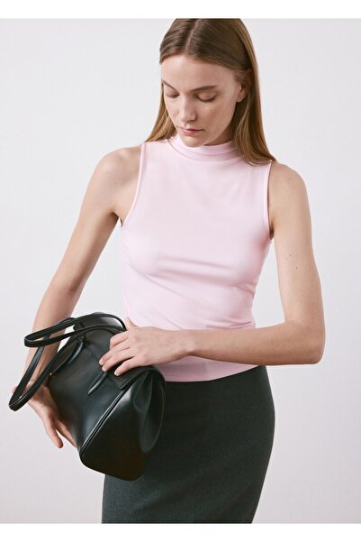 MANGO Woman Perkins yaka dar kesim bluz