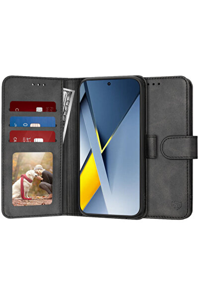 Techsuit Husă 360 pentru Xiaomi Poco F8 Ultra, jurnal, neagră