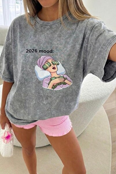 Noi Belis Washable Oversize Knitted T-Shirt Ss26Ts0014