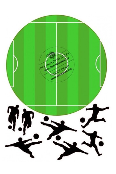 Decoratiuni Dulci Football match - Cut out