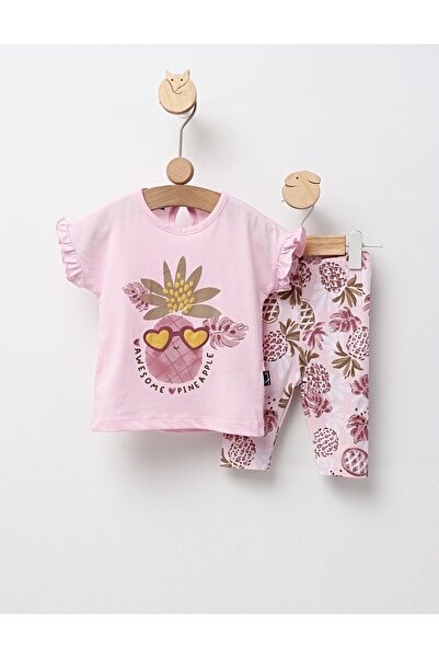 MiniKids Καλοκαιρινό σετ, Awsome Pineapple, ροζ 92 (18-24 μηνών)