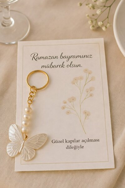 Emtory Home Bayram Hediyesi - 10 Adet Kelebek Anahtarlık - Ramazan Bayramı He...
