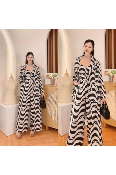 Gorgeousyang Trends 3-Piece Blazer Set