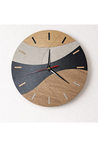 LODOS CNC 30 Cm Modern Duvar Saati Sessiz Mekanizma MDF Genç Odası Ofis Dekor