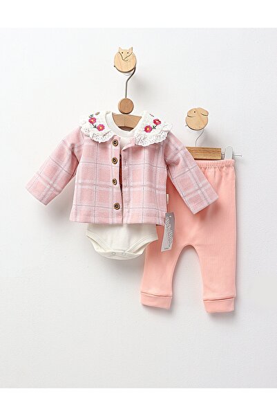 MiniKids Costumas Good Vibes Only, cu corai 62 (0-3 luni)