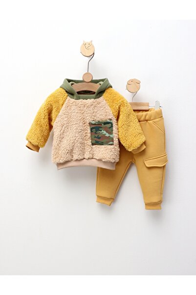 MiniKids Quilted suit + cocolino, with yellow 92 (18-24 months)