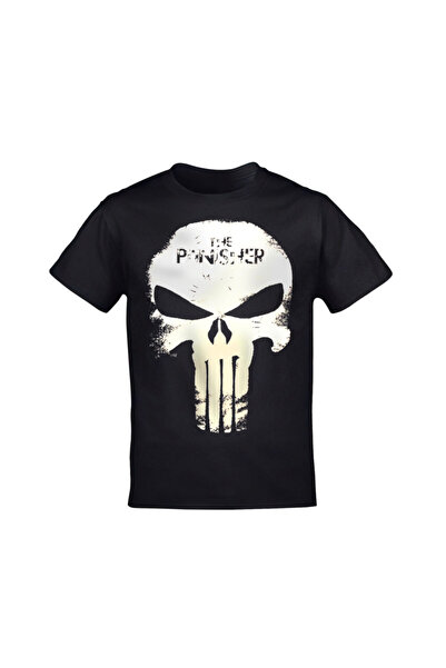 Gadali Unisex Skull the Pnshr Printed T-Shirt