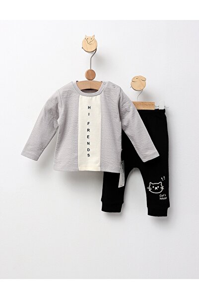 MiniKids Hi Friends costume, grey-black model 80 (9-12 months)