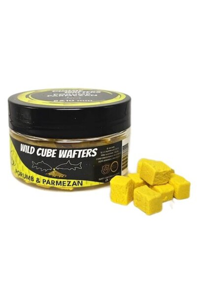 ADP Baits Wild Cube Wafters, ADP Baits, Porumb si Parmezan, 8-10 mm