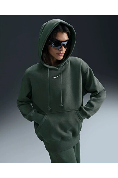 Nike Sportswear Phoenix Fleece Oversized Pullover Hoodie Women's Sweatshirt S...