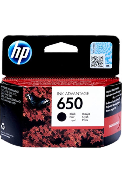 City Inks خرطوشة حبر سائل HP 650 أصلية - لون أسود (CZ101AE)