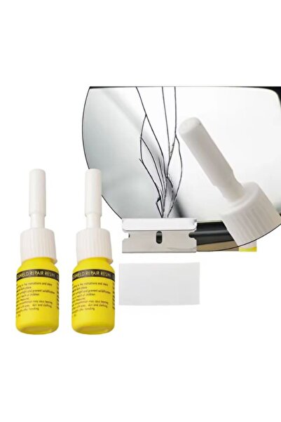 GÜMRÜK BEY Araç Ön Cam ve Telefon Ekranı Onarım Sıvısı Seti – Çatlak ve Çizik...