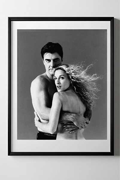 Taranist Kağıt Poster - Sex And The City Mr. Big and Carrie