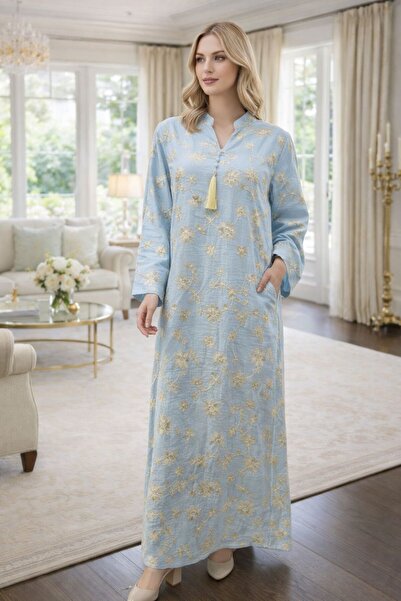 ELLA Kuwaiti jalabiya with thread embroidery for Eid