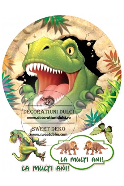 Decoratiuni Dulci Представете си cometibila t-rex a evadat - Decupat
