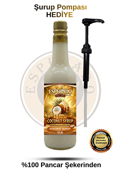 ESPERADO PREMİUM HİNDİSTAN CEVİZİ AROMALI KAHVE ŞURUBU 750 ML - BARİSTA SERİSİ