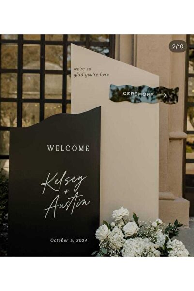 Yalova Design Özel Tasarım Karşılama Panosu Nişan & Düğün Dekoratif Karşılama...