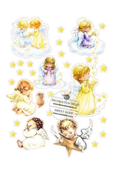 Decoratiuni Dulci Представете си cometibila|Ingerasi si binecuvantari - Decupat