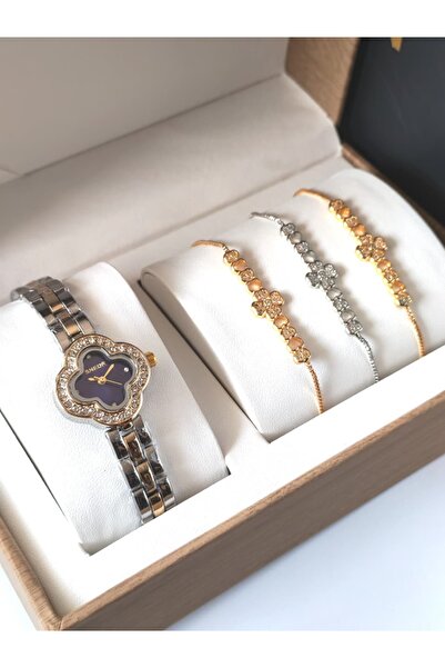 LV LEFAN Luxury women's wristwatch gift set