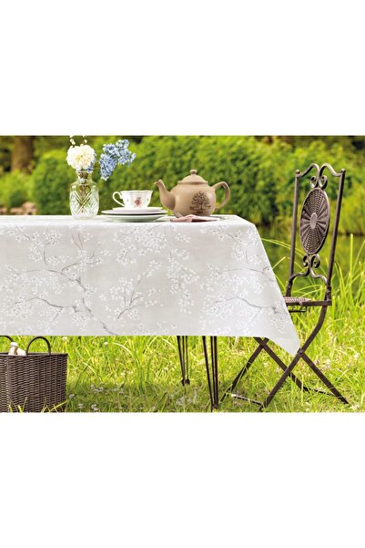 Madame Coco Exorde Pvc Tablecloth - Gray - 100X140 cm