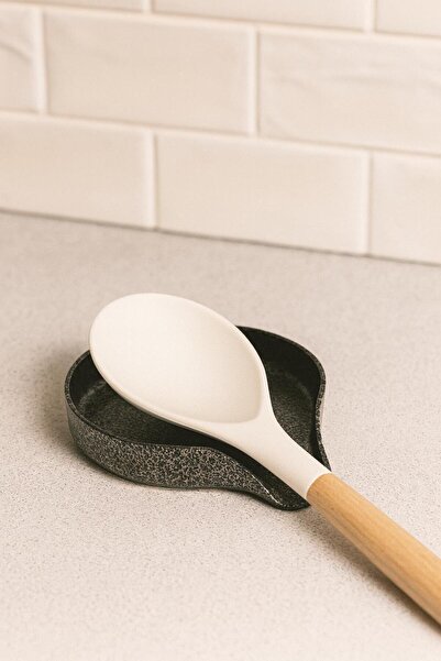 BRE HOME Stainless Granite Metal Spoon Rest – Non-Slip Base, Heat Resistant, ...