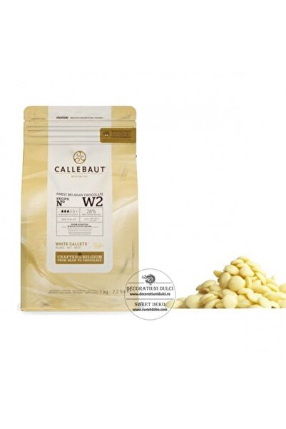 Decoratiuni Dulci Barry Callebaut - ciocolata alba 28% - 1kg