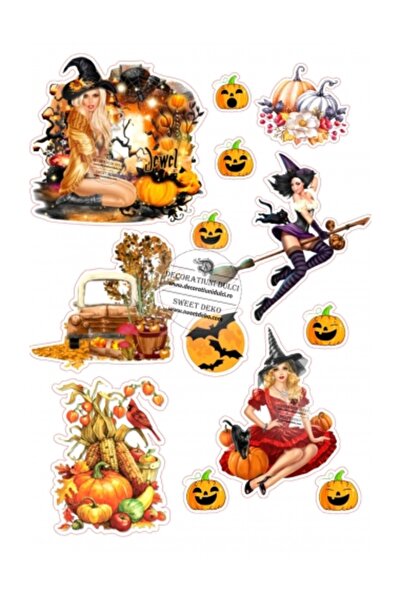 Decoratiuni Dulci Представете си cometibila Хелоуин Добра вещица - Decupat