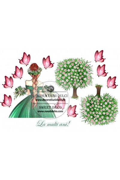Decoratiuni Dulci Представете си cometibila пролетно време - Decupat