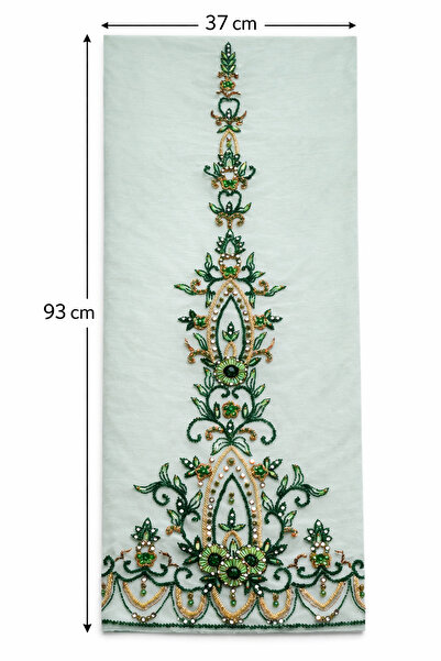 ARDSU تطريز هندي/لافي، تطريز بالترتر، تطريز كاسهان مصنوع يدويًا بطريقة تقليدية