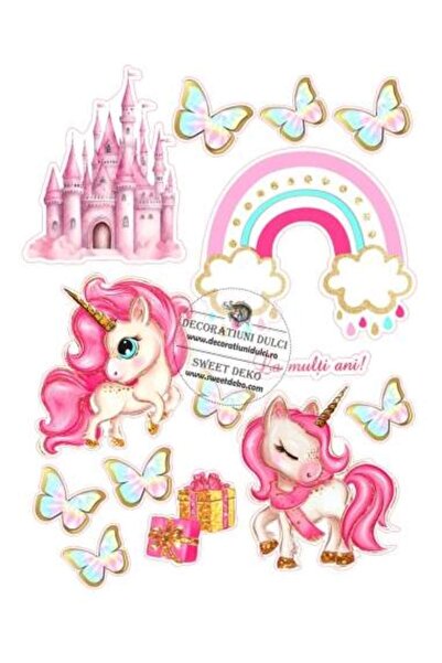 Decoratiuni Dulci Edible Image | Magic of Unicorns - Cut Out