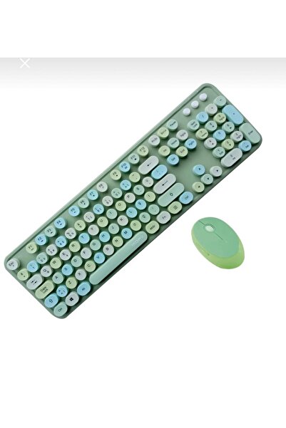 AyrStore Tr Mofii Sweet Yeşil Klavye Mause Set