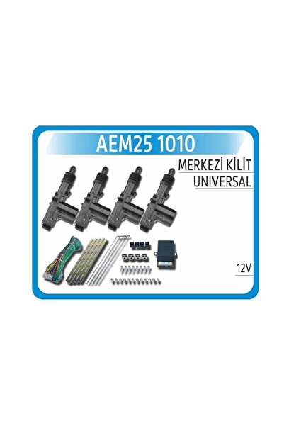AEM ÜNİVERSAL MERKEZİ KİLİT SETİ 12V 4 KAPI MOTOR 251010