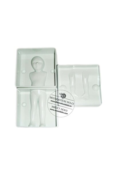 Decoratiuni Dulci Matrita din plastic corp uman - COPIL