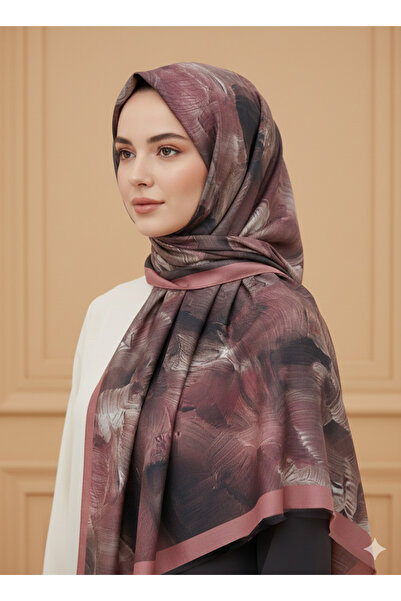 REMOMODA Patterned Batik Model Chiffon Shawl Italian Soft Shawl High Quality