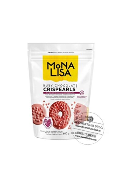 Decoratiuni Dulci Crispearls Ruby, Mona Lisa Barry Callebaut