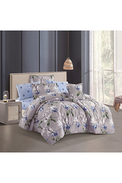 HOURS Horse 4-piece single bed set – elegant floral design and luxurious soft...